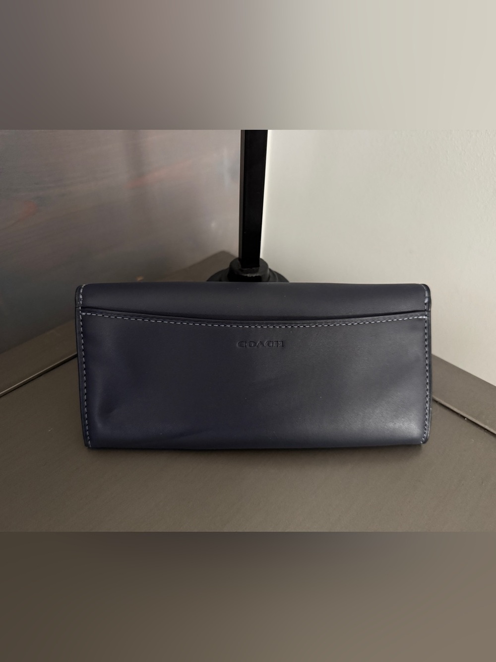Navy Blue Coach Wallet - Picture 2 of 4